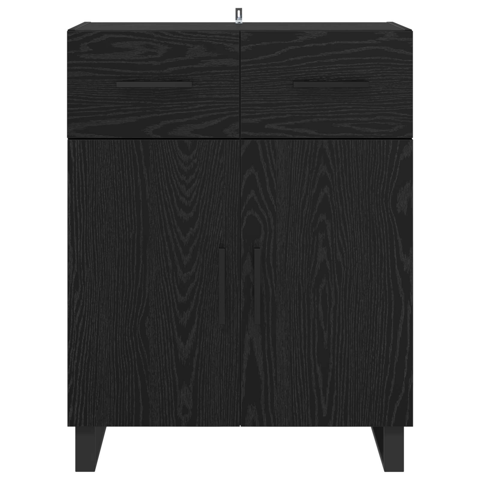 Kreveta Crni hrast 69,5 x 34 x 90 cm Konstruirano drvo