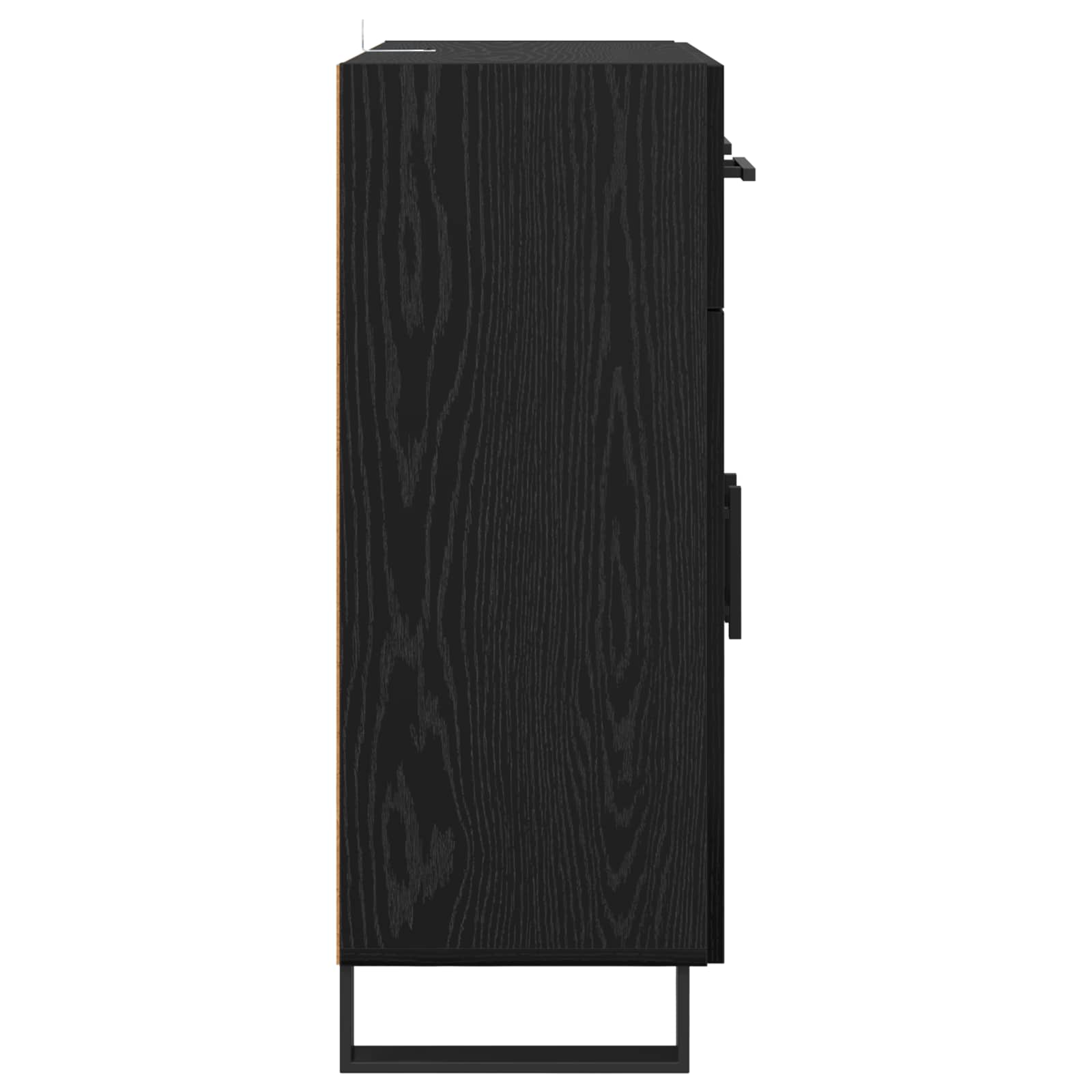Kreveta Crni hrast 69,5 x 34 x 90 cm Konstruirano drvo