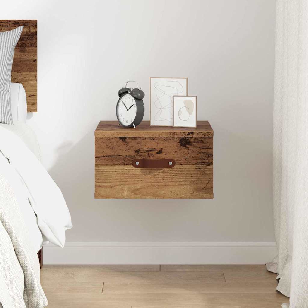 Wall-mounted noćni ormarić Staro drvo 35 x 35 x 20 cm