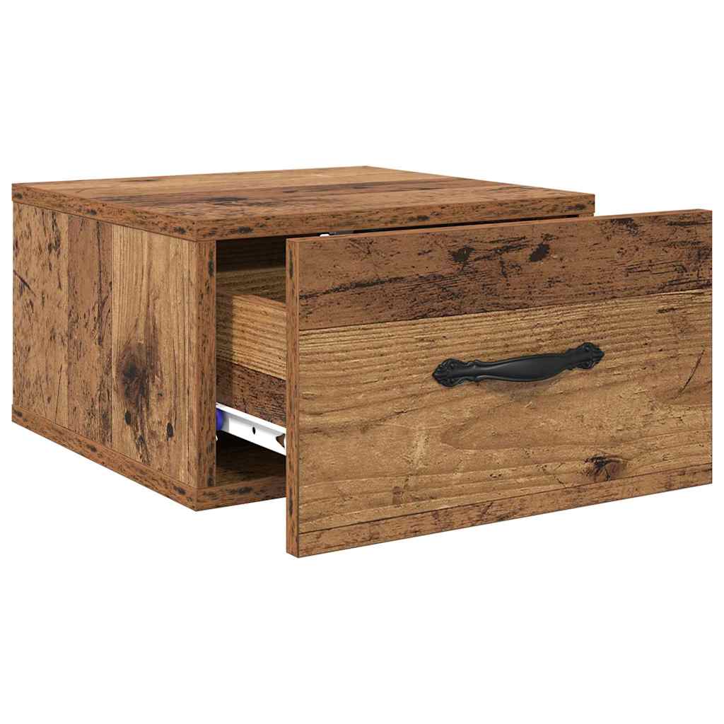 Noćni ormar Zidne Staro drvo 35 x 35 x 20 cm Konstruirano drvo
