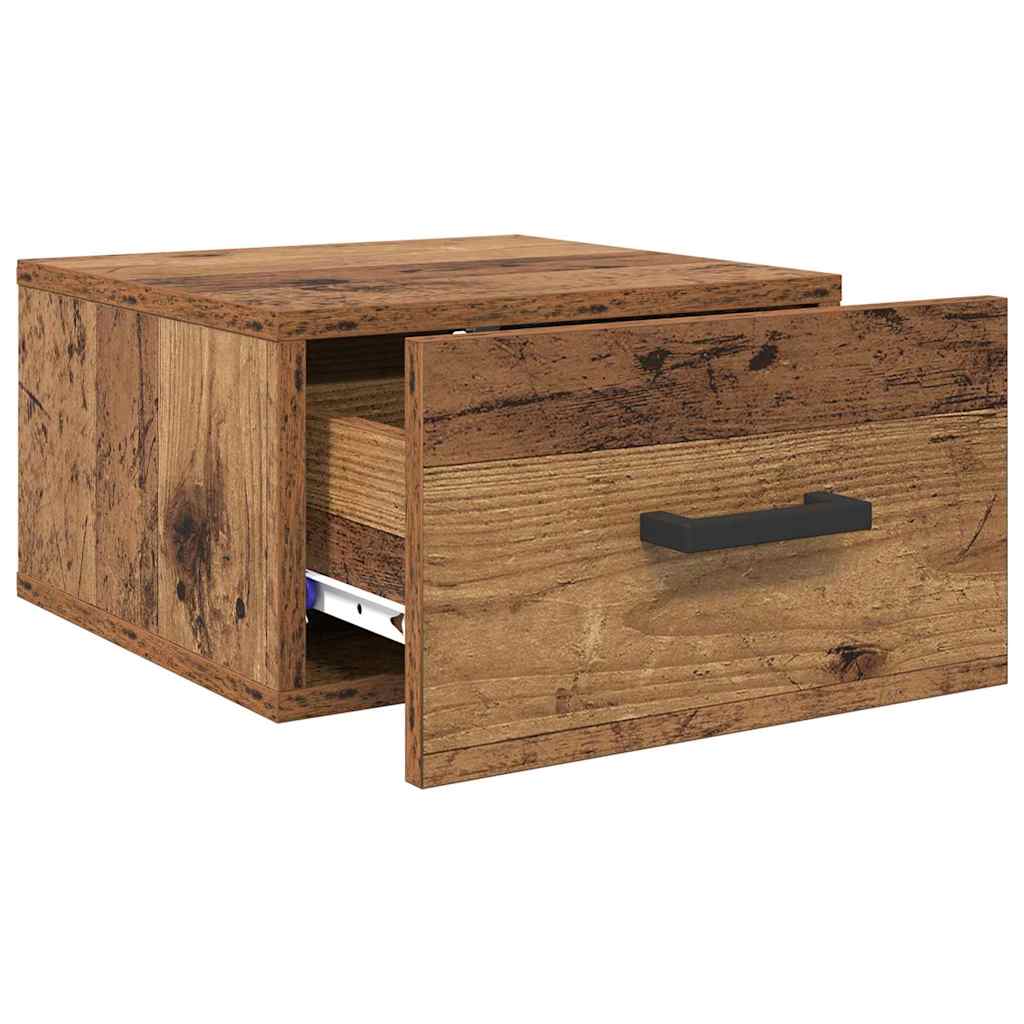 Noćni ormar Zidne Staro drvo 35 x 35 x 20 cm Konstruirano drvo