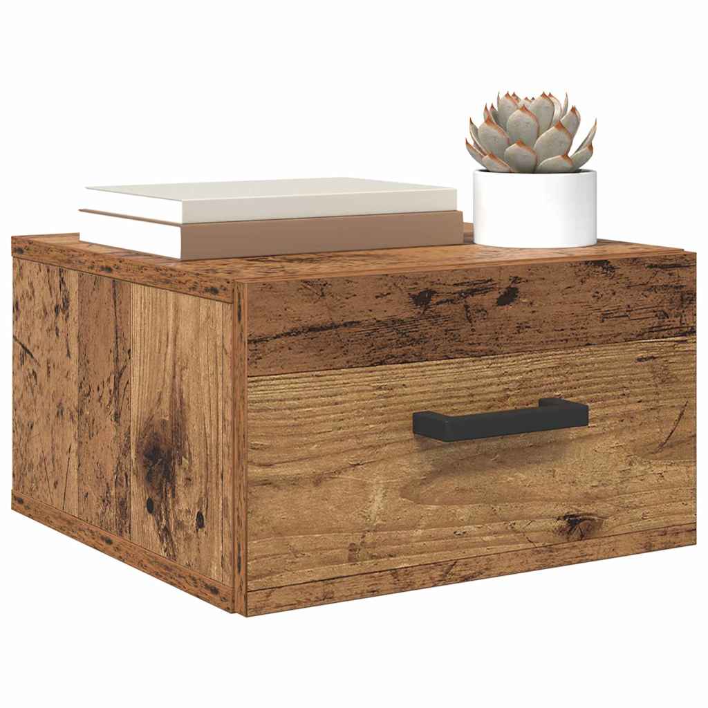 Noćni ormar Zidne Staro drvo 35 x 35 x 20 cm Konstruirano drvo