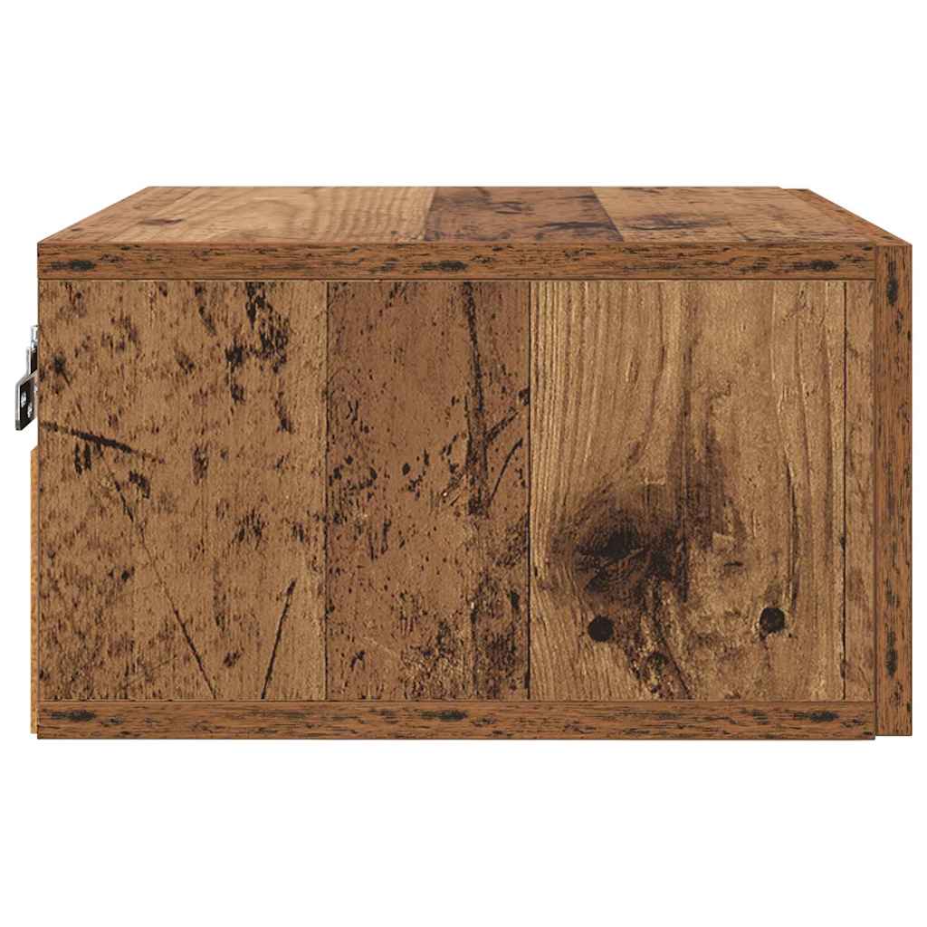 Noćni ormar Zidne Staro drvo 35 x 35 x 20 cm Konstruirano drvo