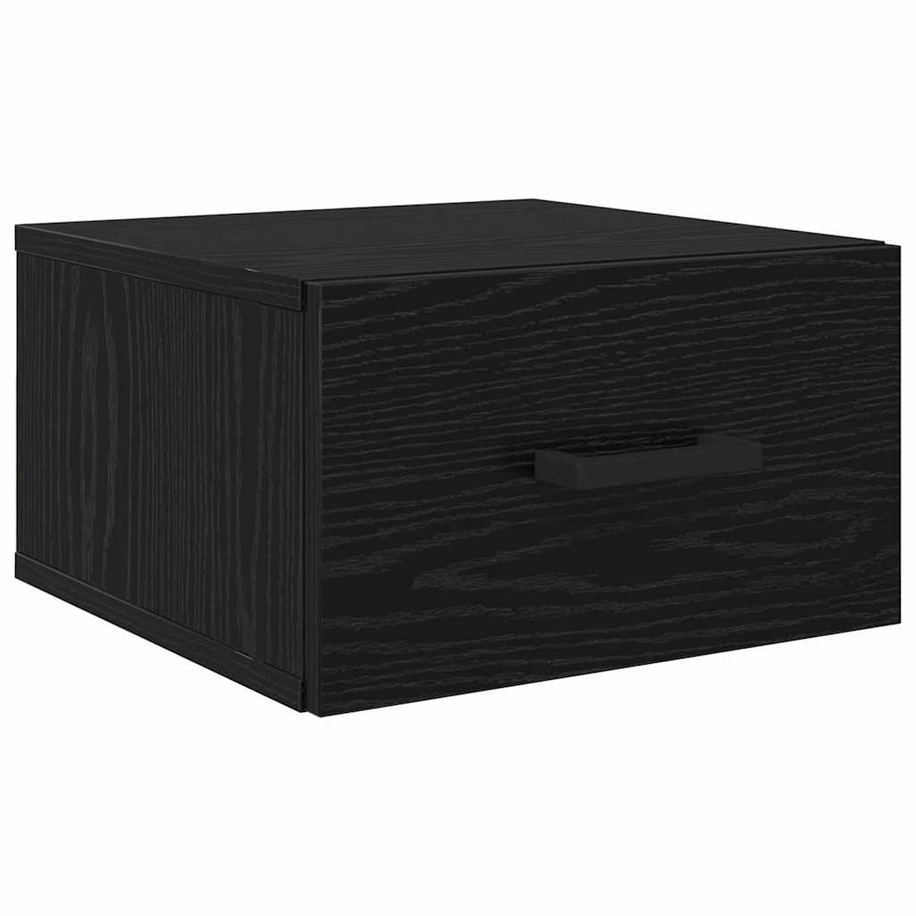 Noćni ormar Zidne Crni hrast 35 x 35 x 20 cm Konstruirano drvo