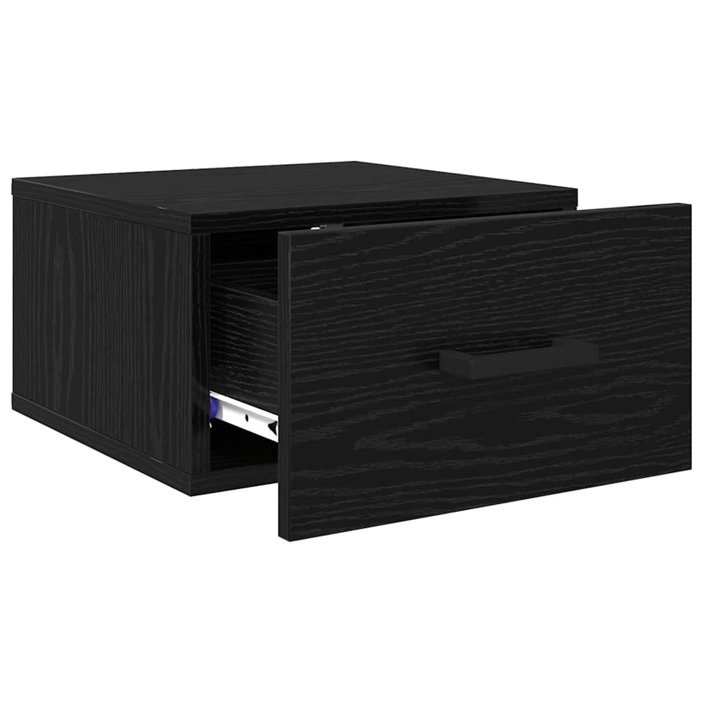 Noćni ormar 2 pcs Crni hrast 35 x 35 x 20 cm Konstruirano drvo
