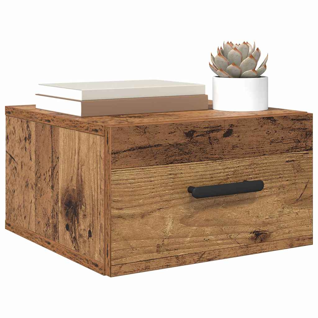 Noćni ormar Zidne Staro drvo 35 x 35 x 20 cm Konstruirano drvo