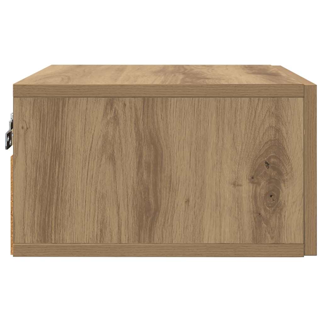 Noćni ormar Zidne 2 pcs Umjetnički hrast 35 x 35 x 20 cm