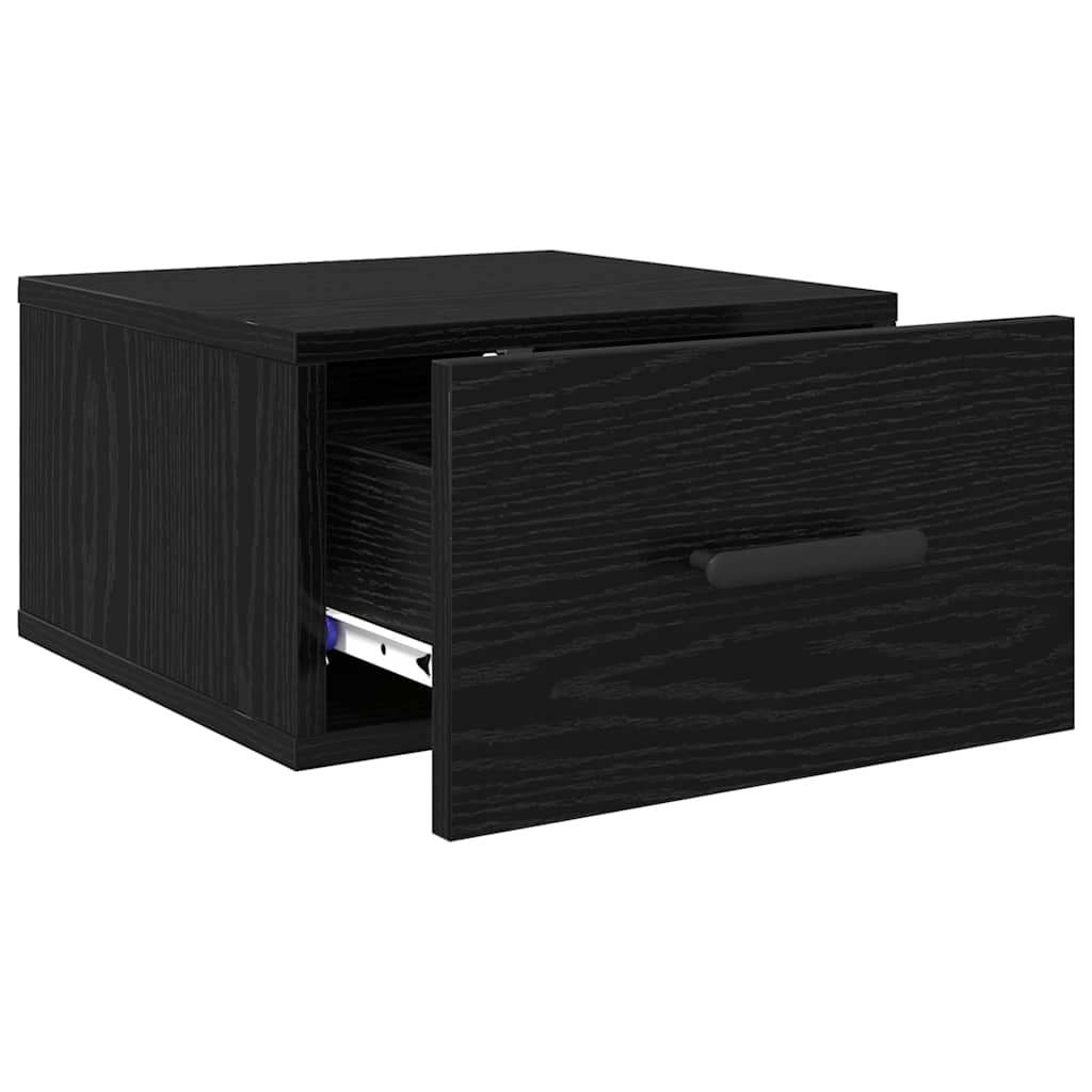 Noćni ormar 2 pcs Crni hrast 35 x 35 x 20 cm Konstruirano drvo