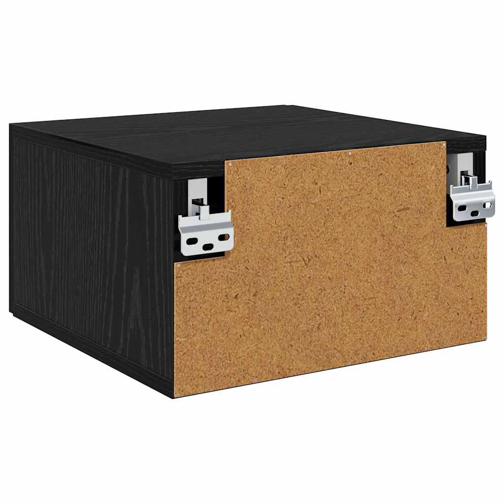 Noćni ormar 2 pcs Crni hrast 35 x 35 x 20 cm Konstruirano drvo