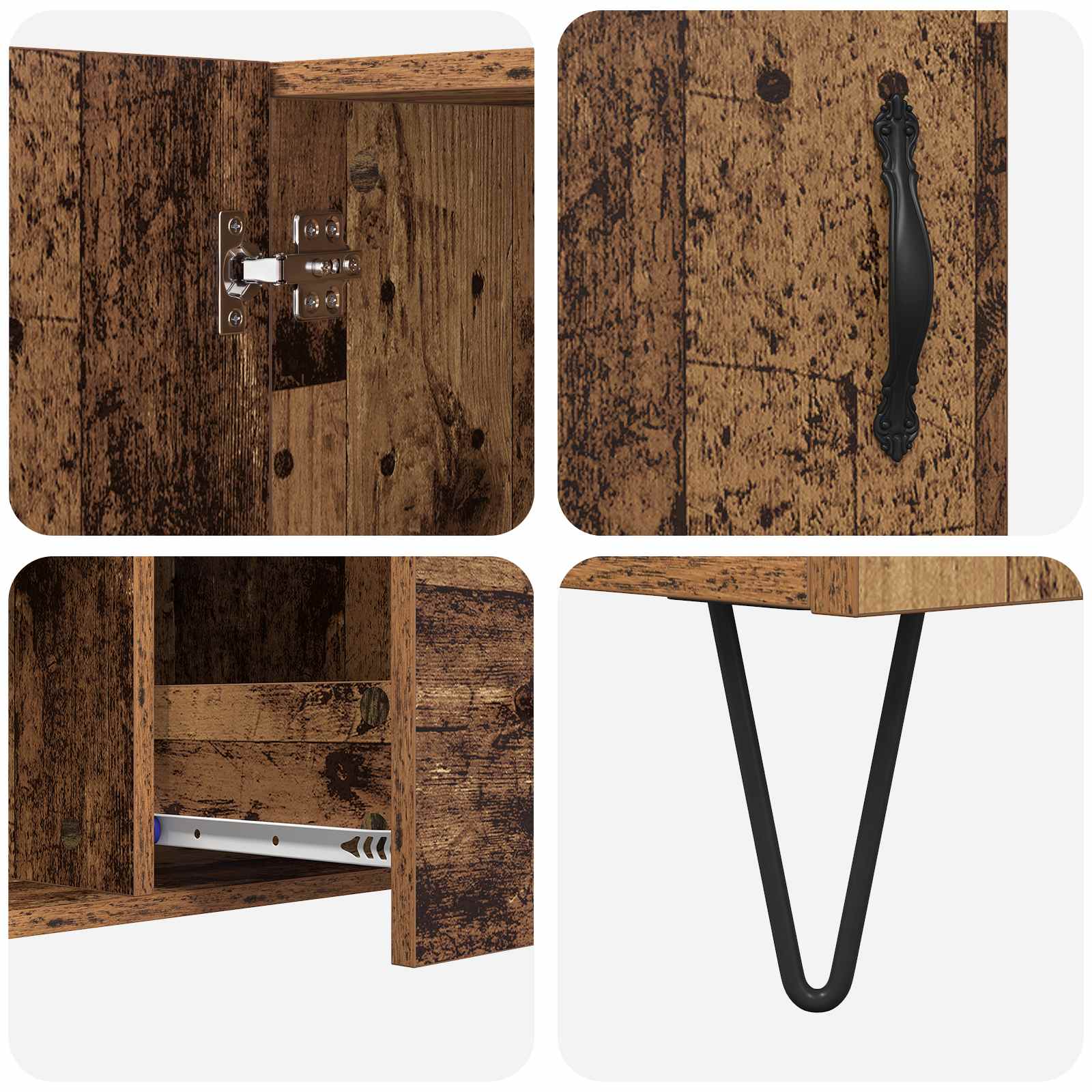Kreveta Staro drvo 100 x 36 x 60 cm Konstruirano drvo
