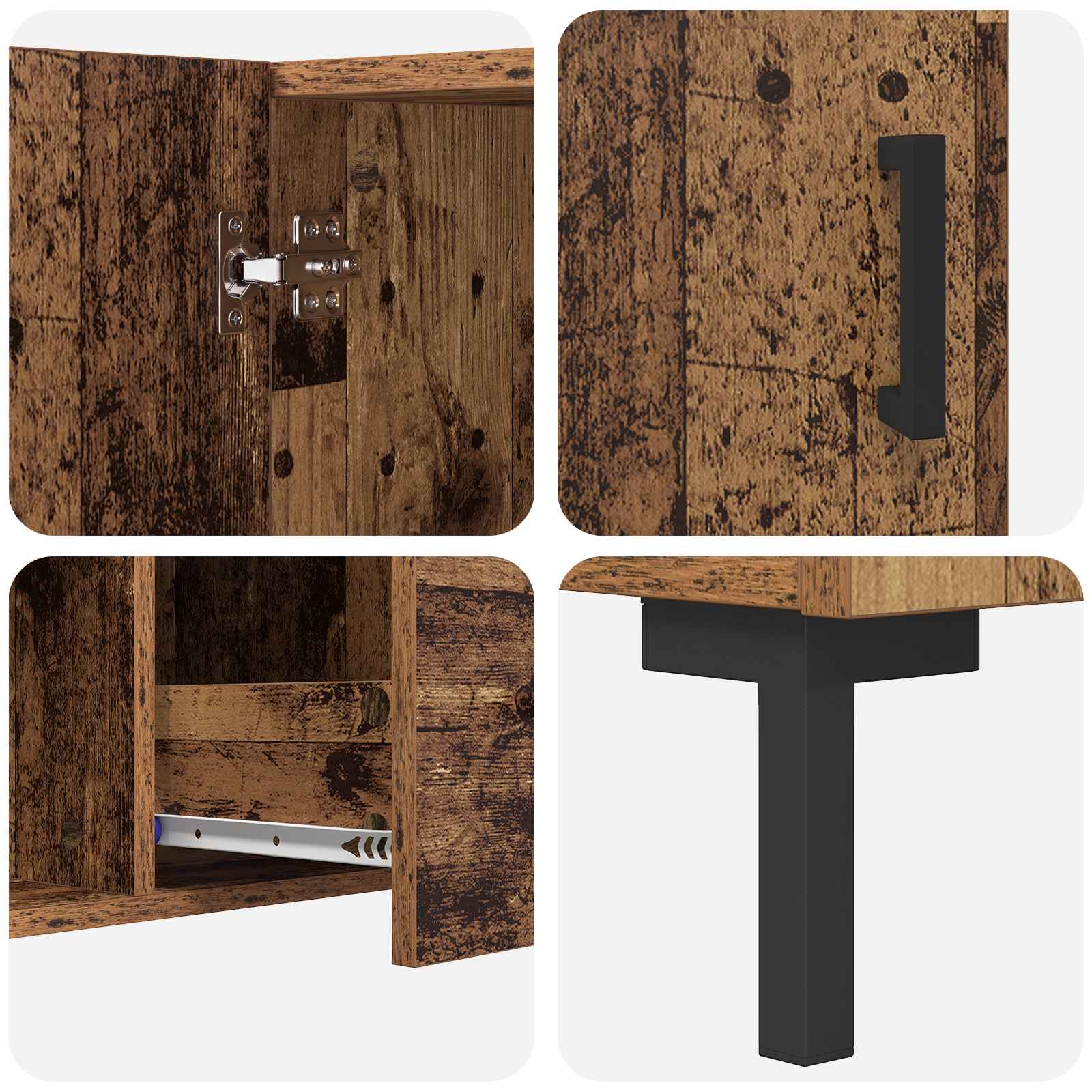 Kreveta Staro drvo 100 x 36 x 60 cm Konstruirano drvo