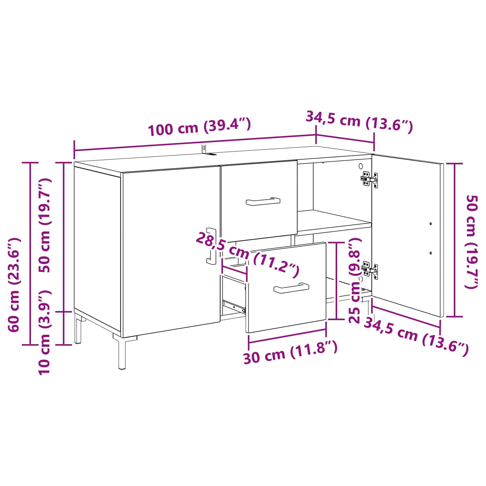 Kreveta Staro drvo 100 x 36 x 60 cm Konstruirano drvo