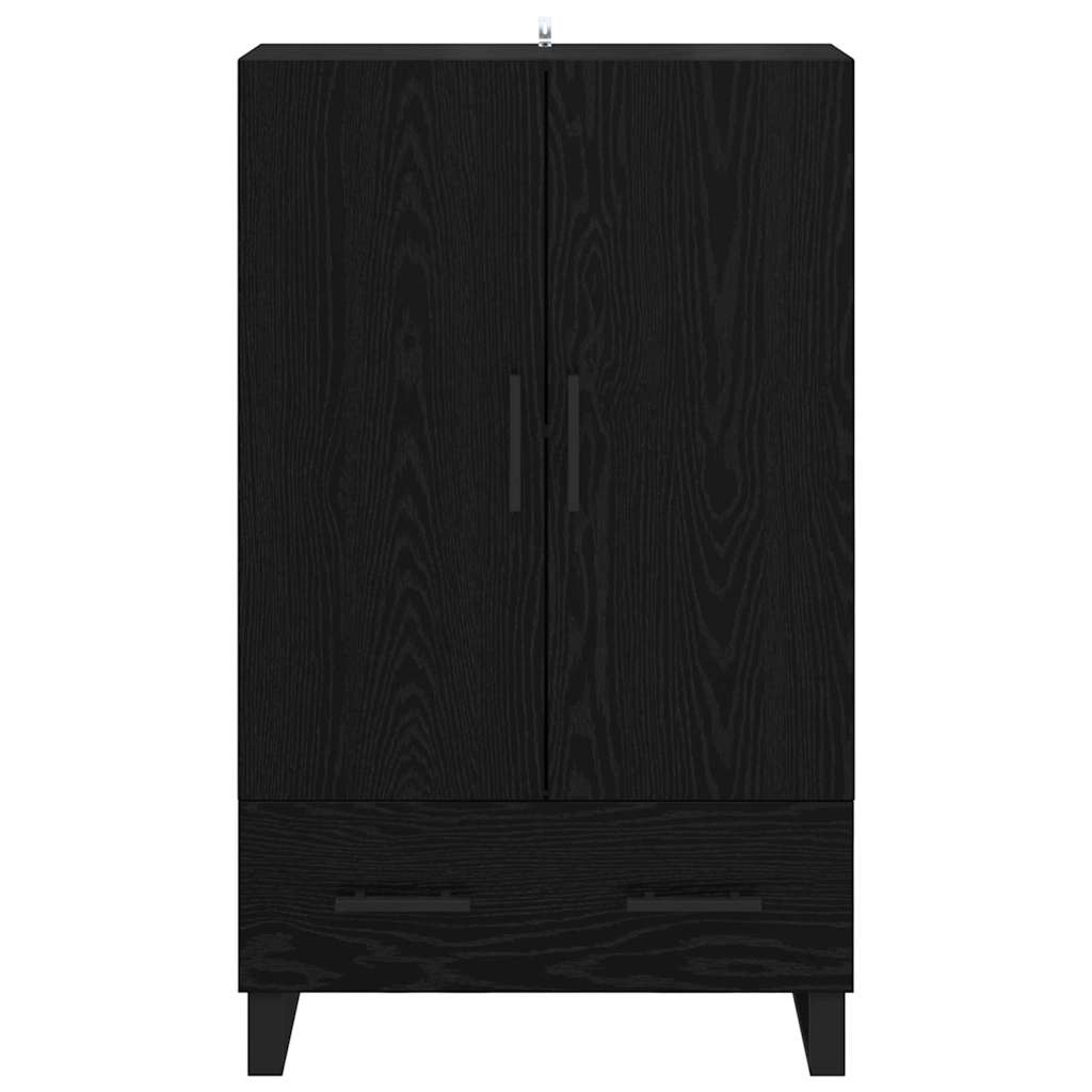 Highboard Crni hrast 69,5 x 30 x 115 cm Konstruirano drvo