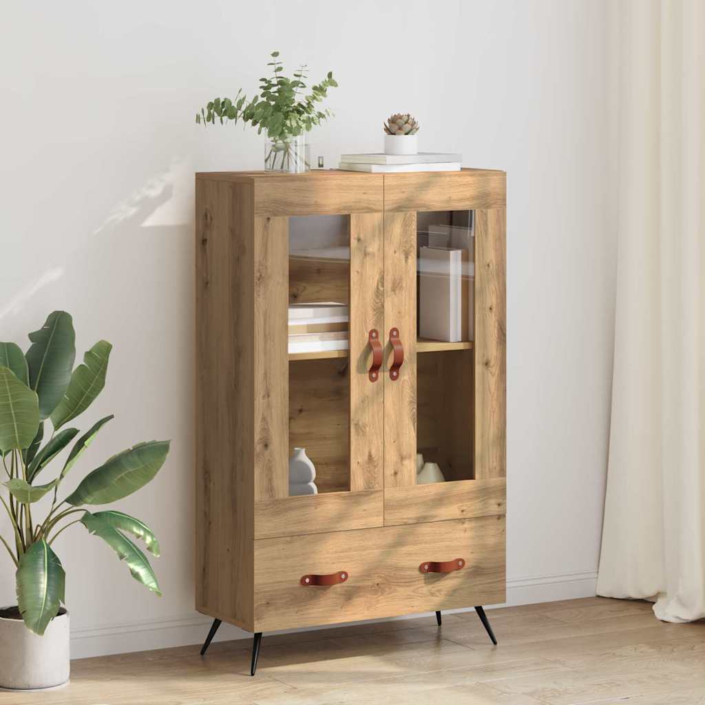 Highboard s ladicama Umjetnički hrast 69,5 x 31 x 115 cm
