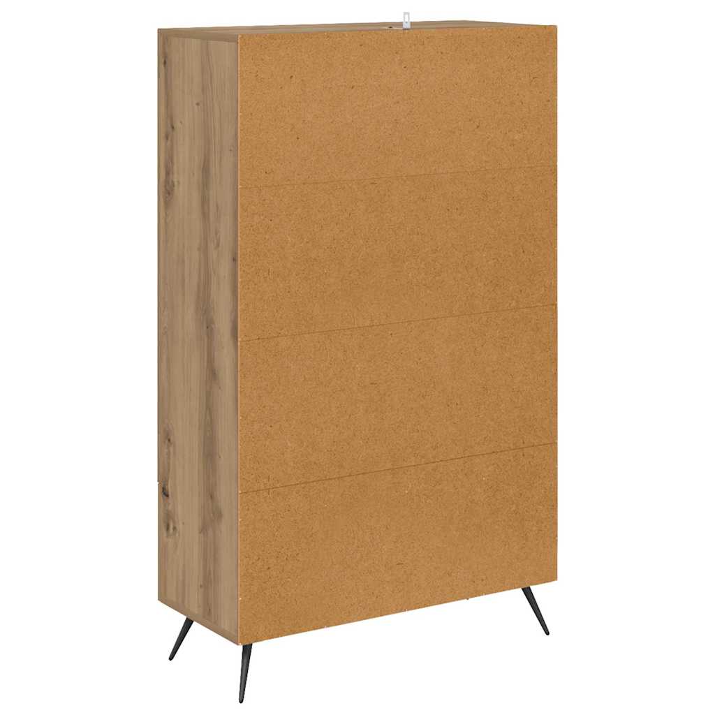 Highboard s ladicama Umjetnički hrast 69,5 x 31 x 115 cm
