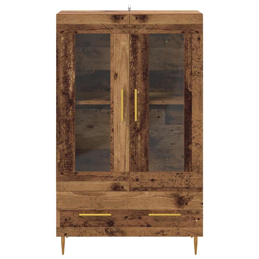 Highboard s ladicama Staro drvo 69,5 x 31 x 115 cm