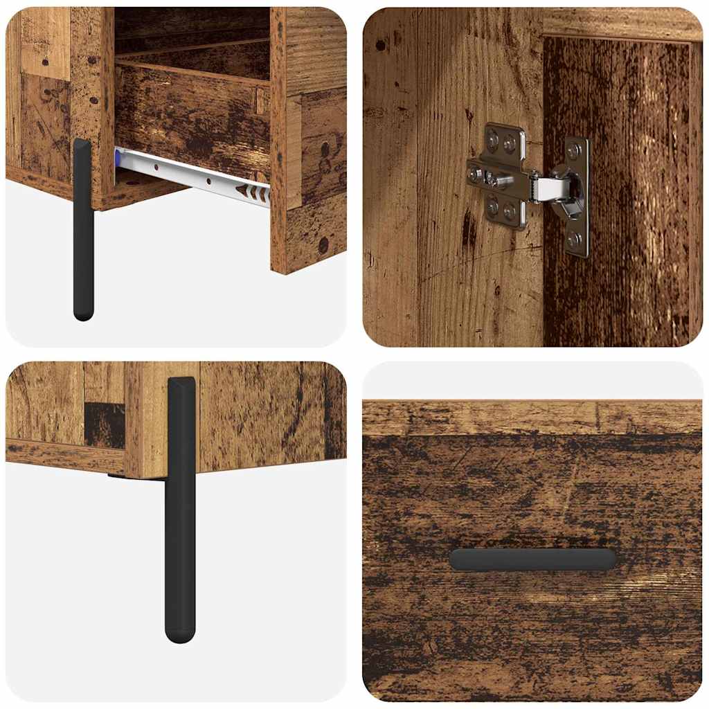Highboard s ladicama Corona Staro drvo 69,5 x 31 x 115 cm