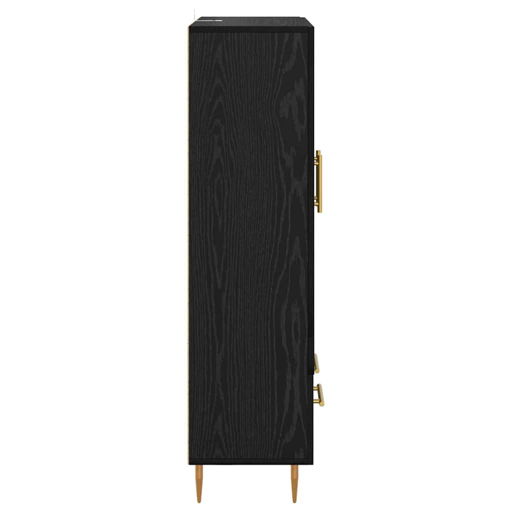 Highboard Crni hrast 69,5 x 31 x 115 cm Konstruirano drvo