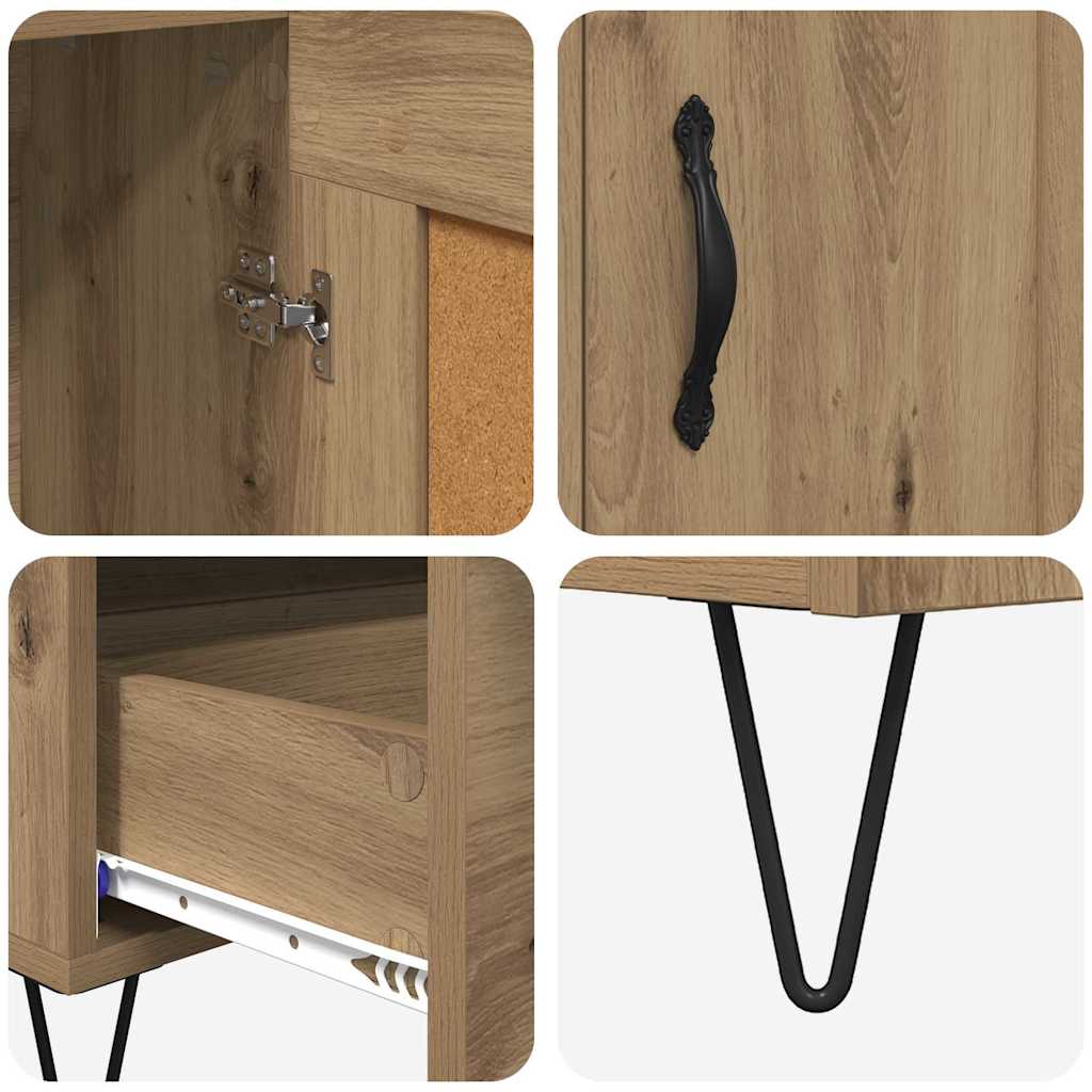 Highboard Umjetnički hrast 69,5 x 31 x 115 cm Konstruirano drvo