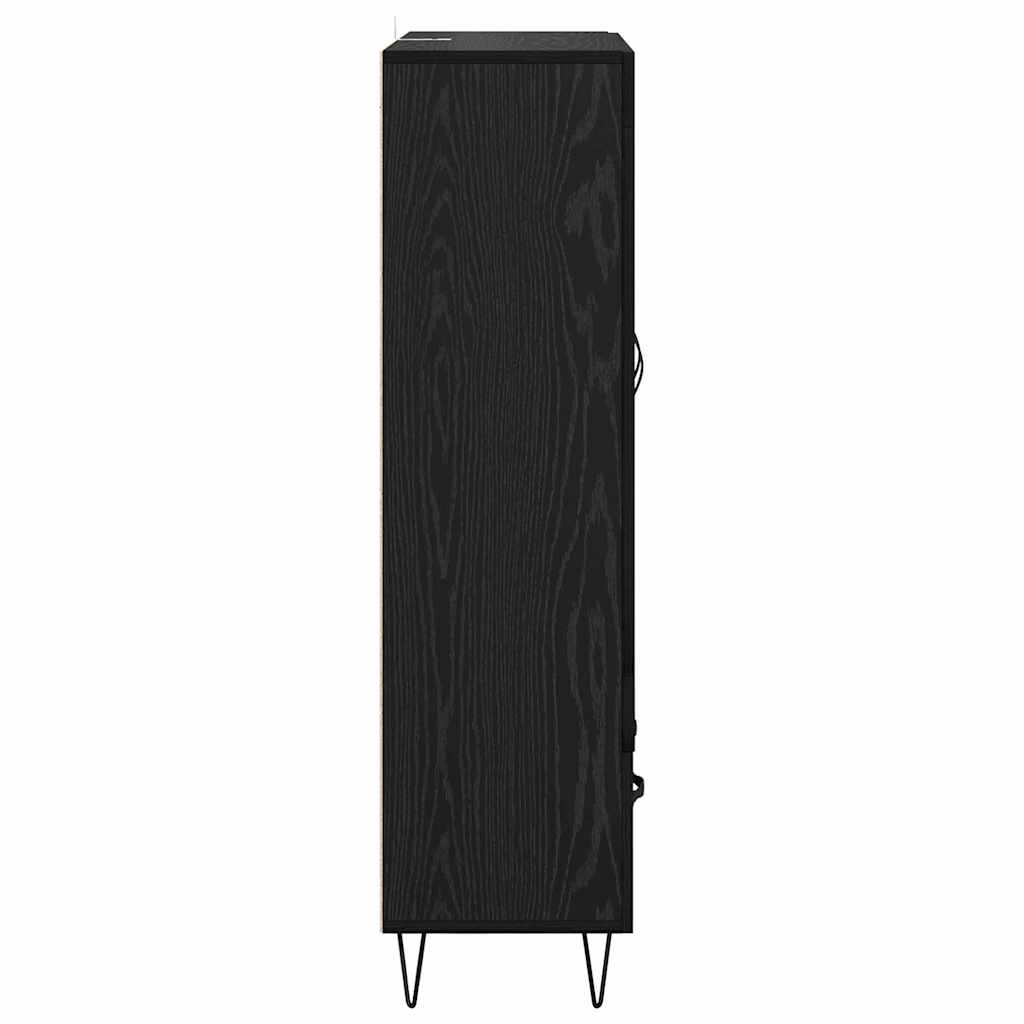 Highboard Crni hrast 69,5 x 31 x 115 cm Konstruirano drvo