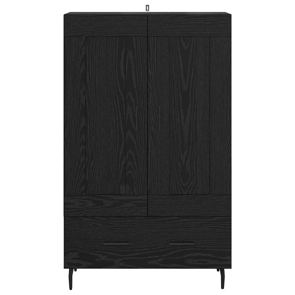 Highboard Crni hrast 69,5 x 31 x 115 cm Konstruirano drvo