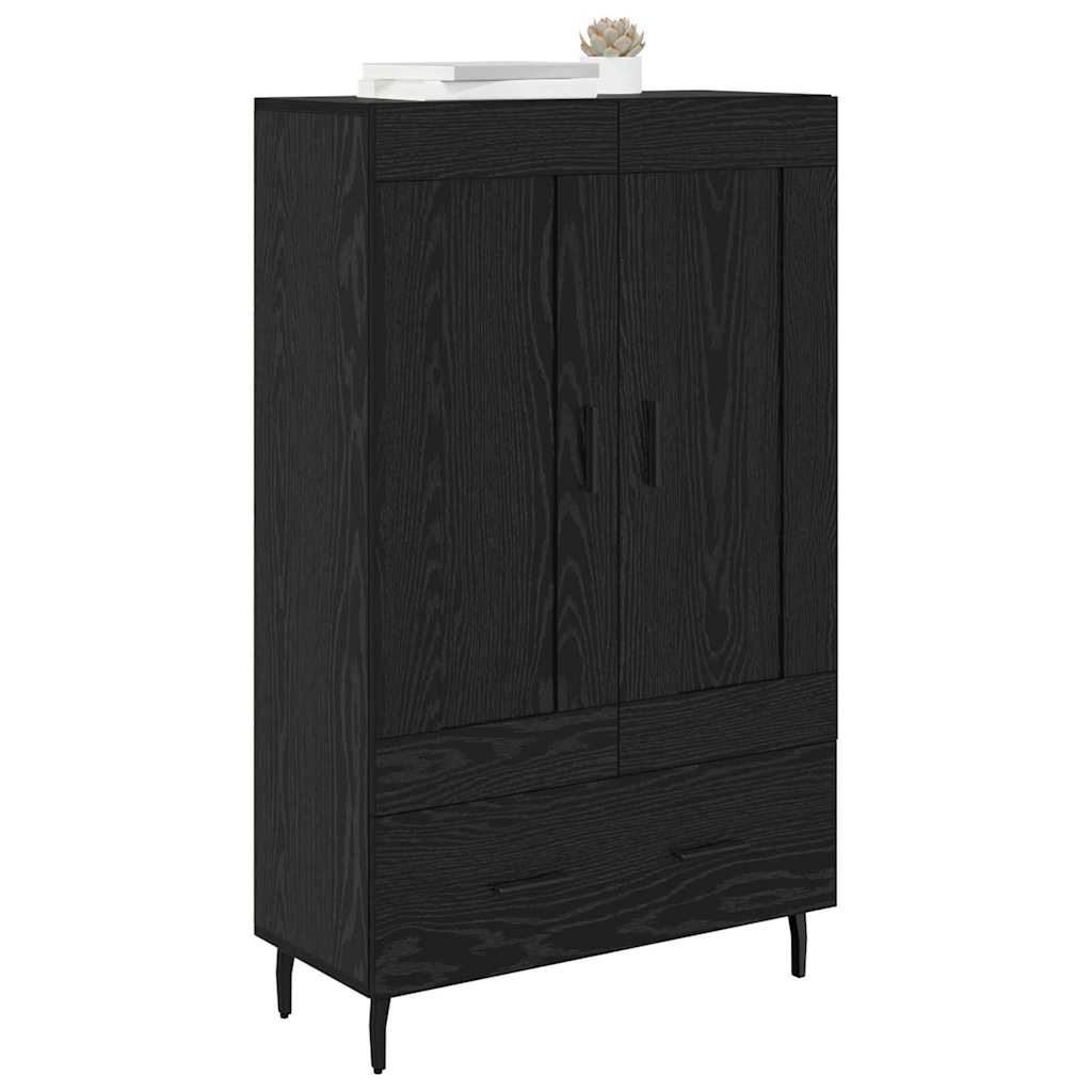 Highboard Crni hrast 69,5 x 31 x 115 cm Konstruirano drvo