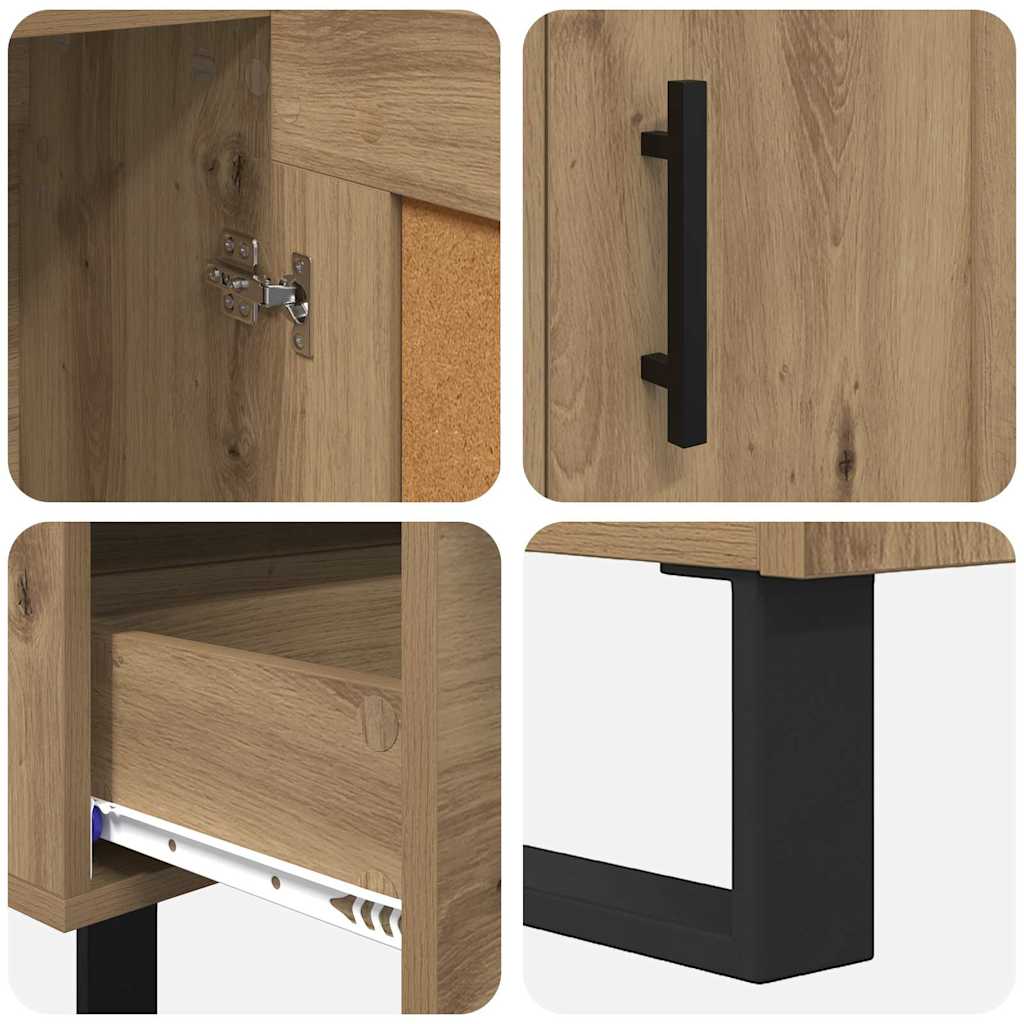Highboard Umjetnički hrast 69,5 x 31 x 115 cm Konstruirano drvo