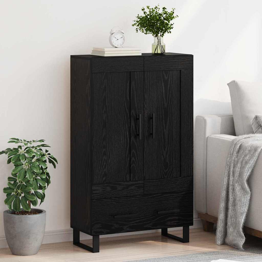 Highboard Crni hrast 69,5 x 31 x 115 cm Konstruirano drvo