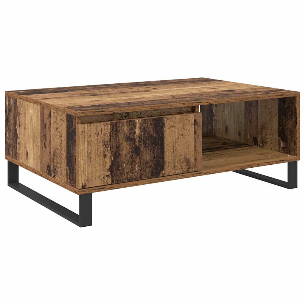 Kava Stol Staro drvo 90 x 60 x 35 cm Konstruirano drvo