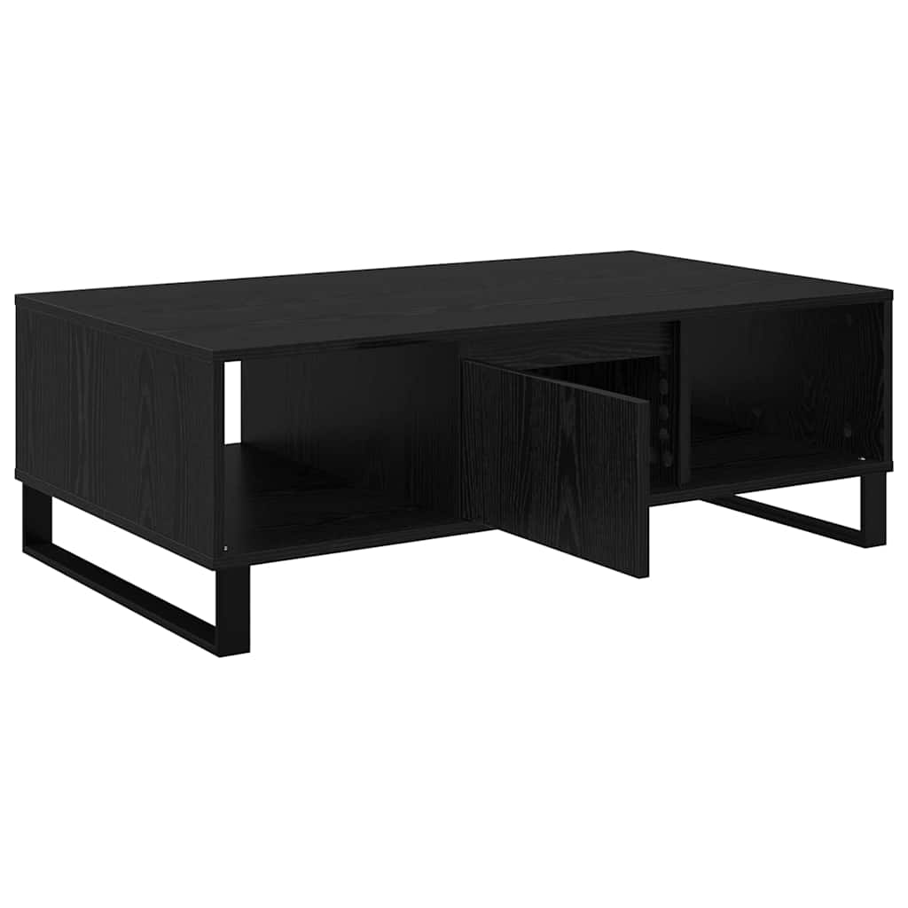 Kava Stol Crni hrast 104 x 60 x 35 cm Konstruirano drvo