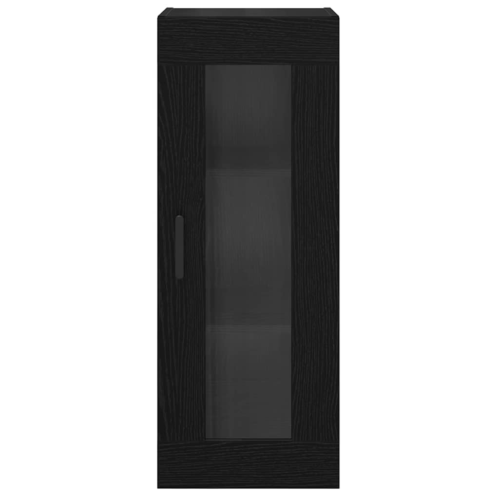 Zidni ormarić Crni hrast 34,5 x 34 x 90 cm