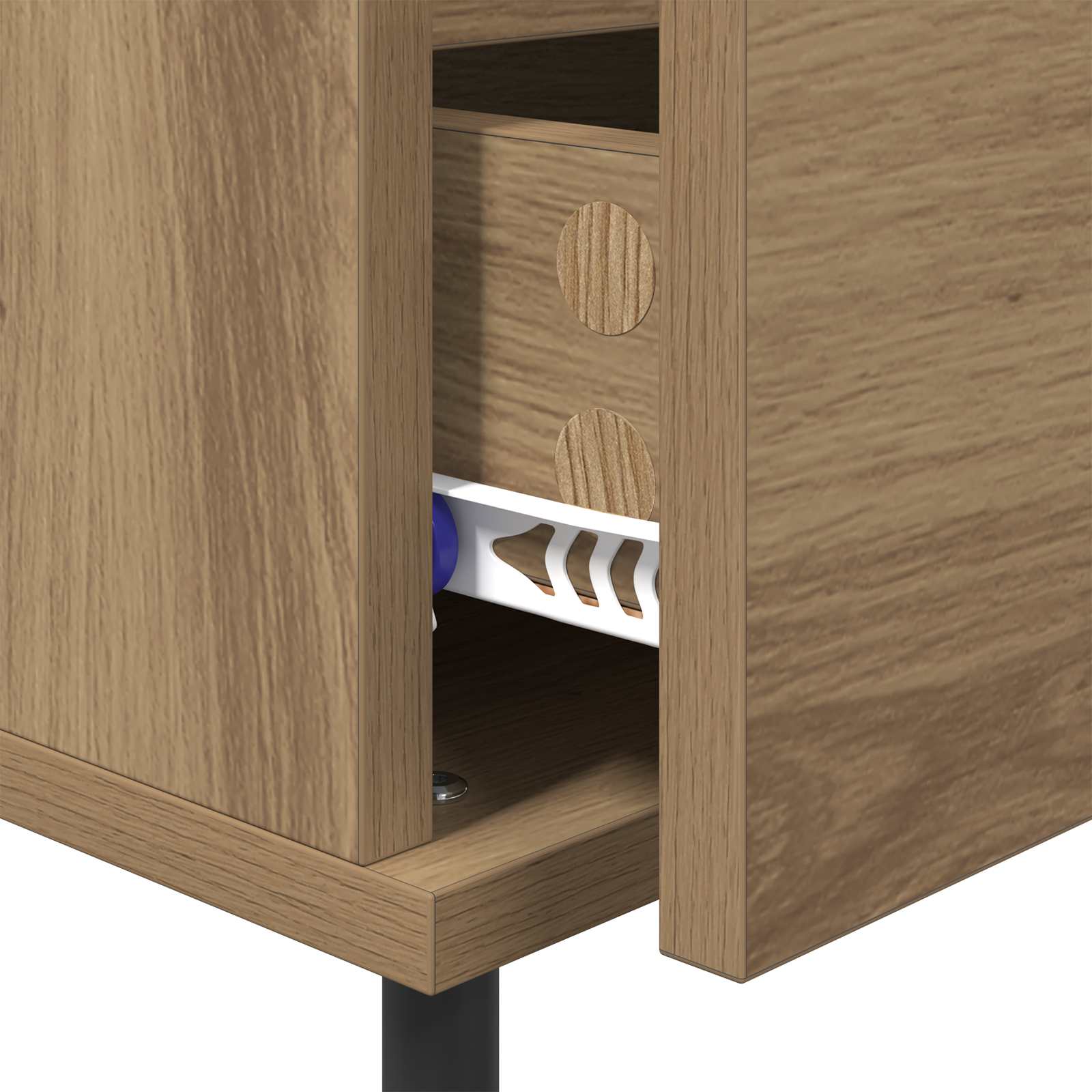 Noćni ormar s ladicama 2 pcs Umjetnički hrast 40 x 35 x 50 cm