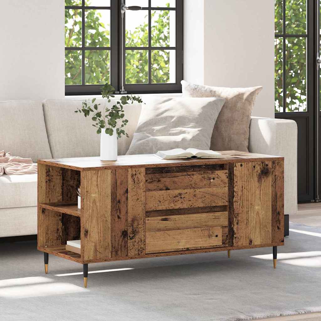 Kava Stol Staro drvo 102 x 44,5 x 50 cm Konstruirano drvo