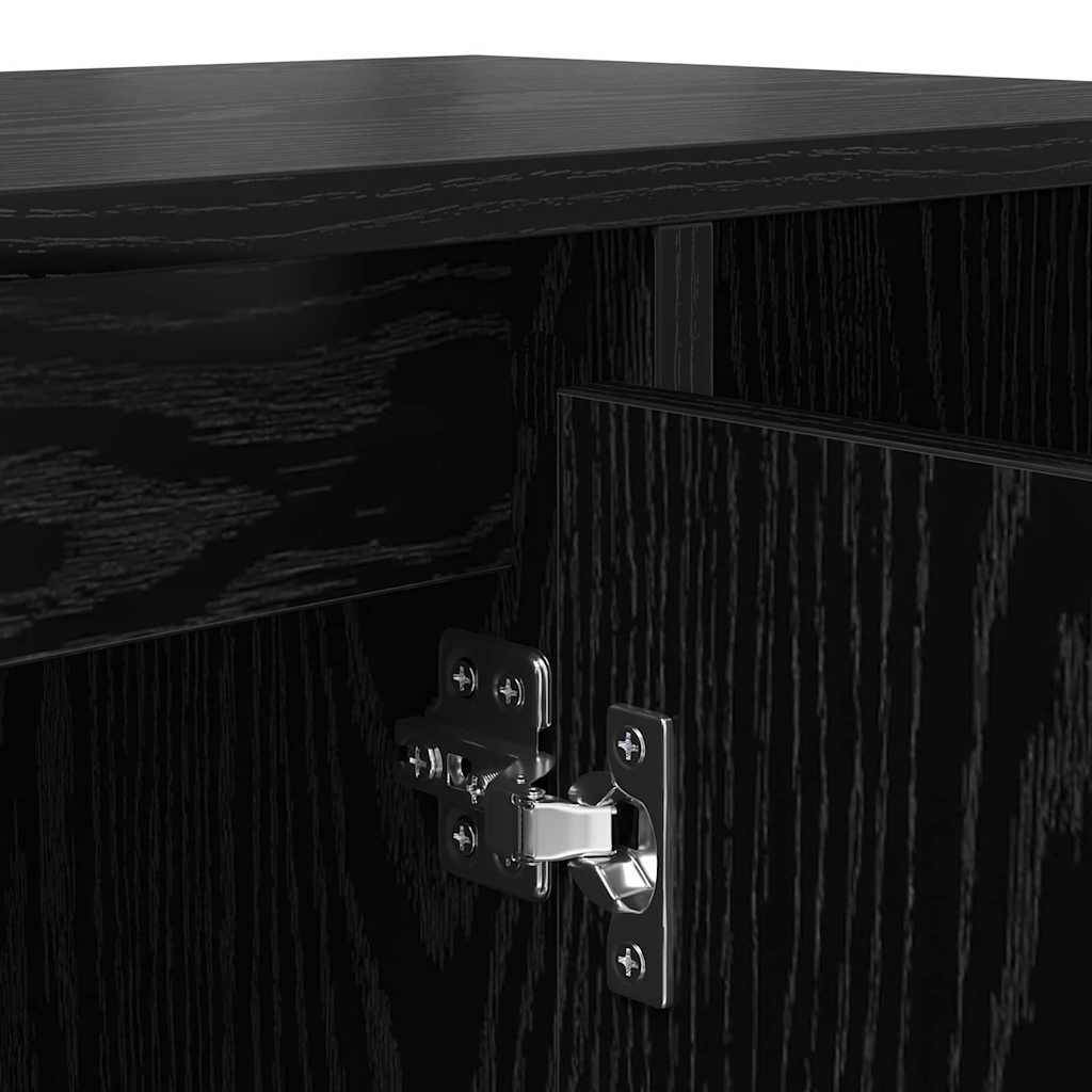 TV ormar Crni hrast 100 x 35 x 55 cm Konstruirano drvo