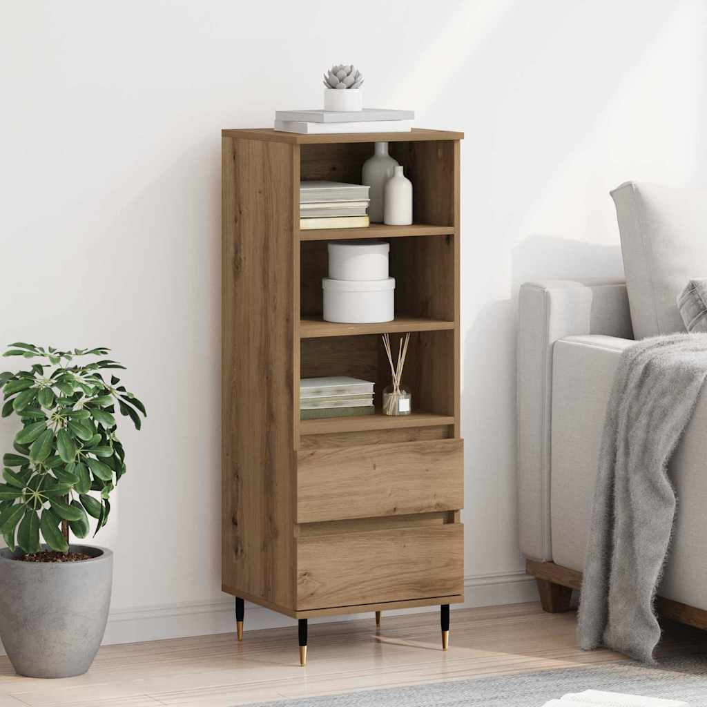 Highboard Umjetnički hrast 40 x 36 x 110 cm Konstruirano drvo