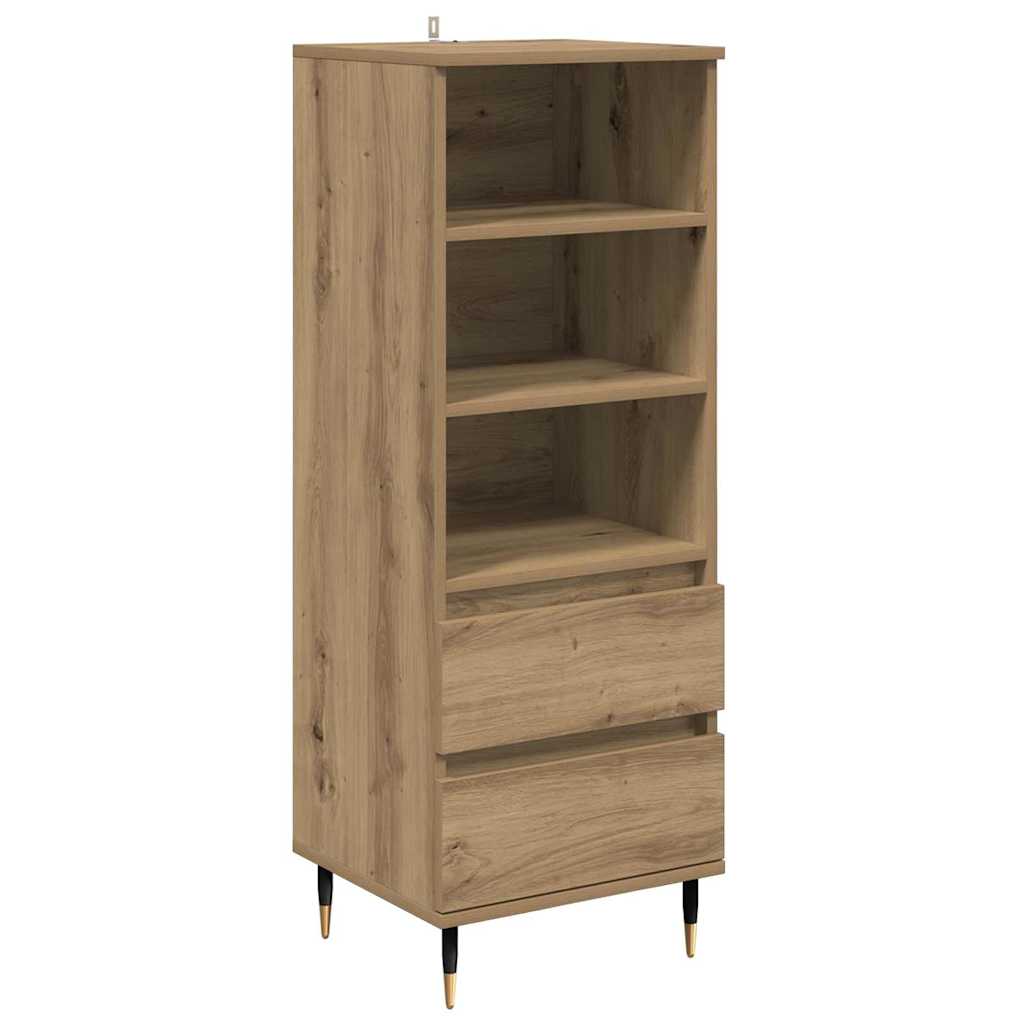 Highboard Umjetnički hrast 40 x 36 x 110 cm Konstruirano drvo