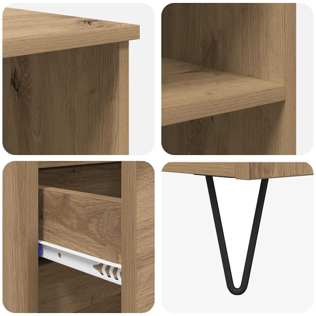 Highboard Umjetnički hrast 40 x 36 x 110 cm Konstruirano drvo