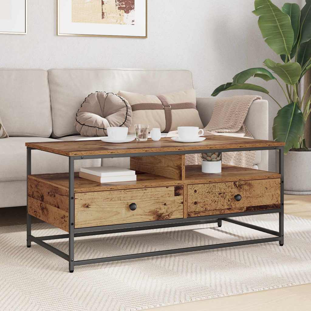Kava Stol Staro drvo 100 x 51 x 45 cm Konstruirano drvo
