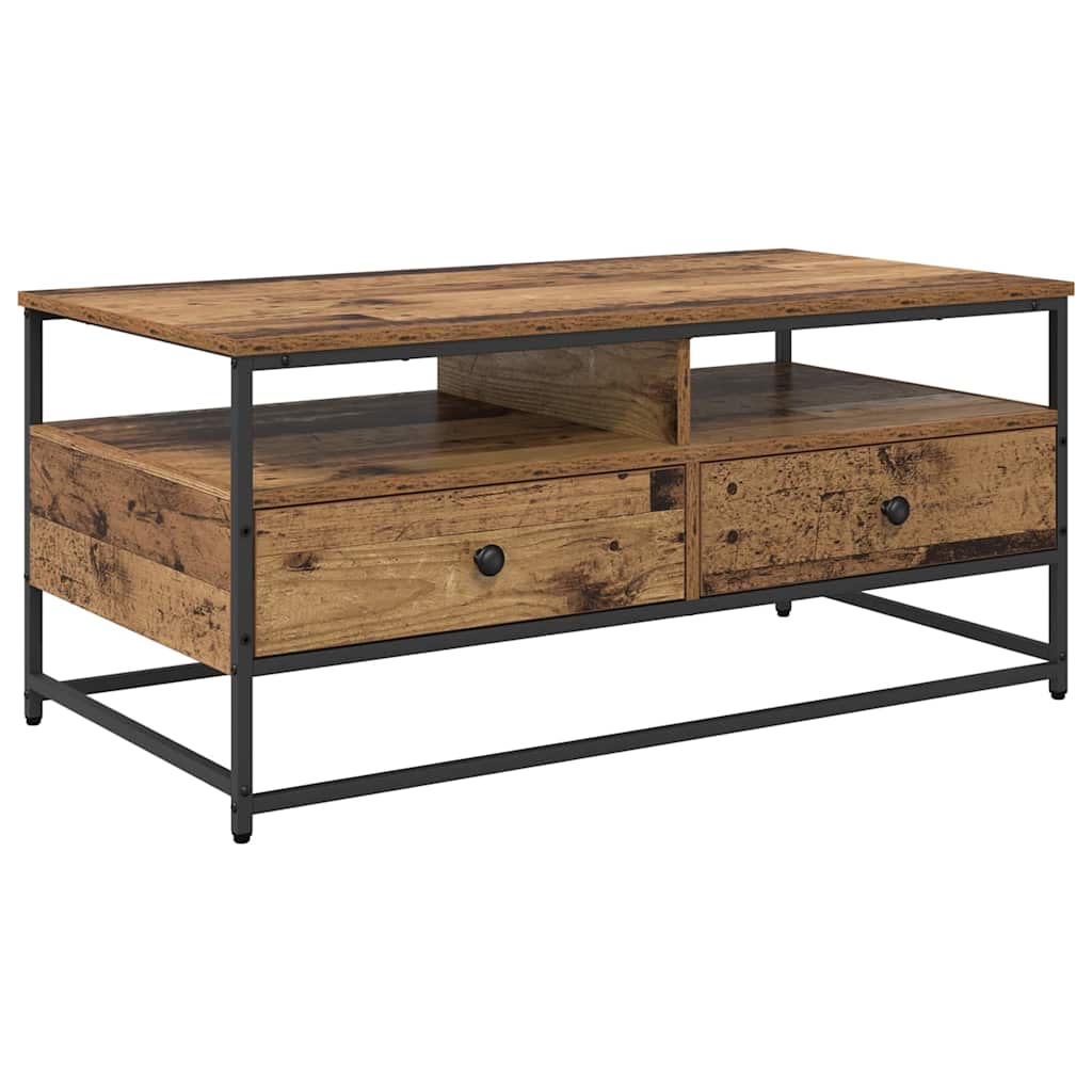 Kava Stol Staro drvo 100 x 51 x 45 cm Konstruirano drvo