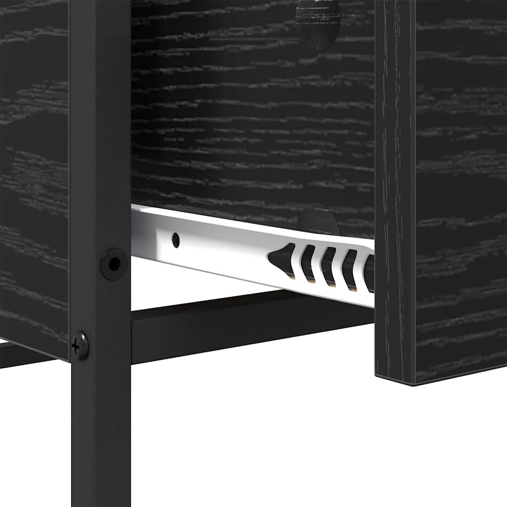 Kava Stol Crni hrast 100 x 51 x 45 cm Konstruirano drvo