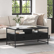 Kava Stol Crni hrast 100 x 51 x 45 cm Konstruirano drvo