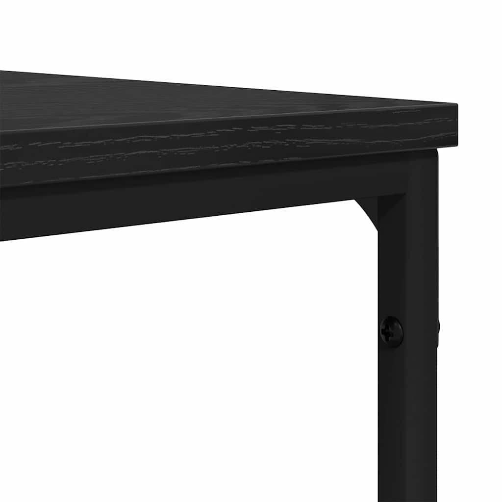 Kava Stol Crni hrast 100 x 100 x 40 cm Konstruirano drvo