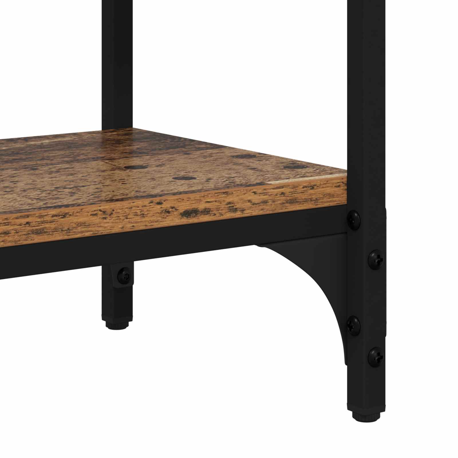 Konzolna stolica s ladicama Staro drvo 100 x 39 x 78,5 cm