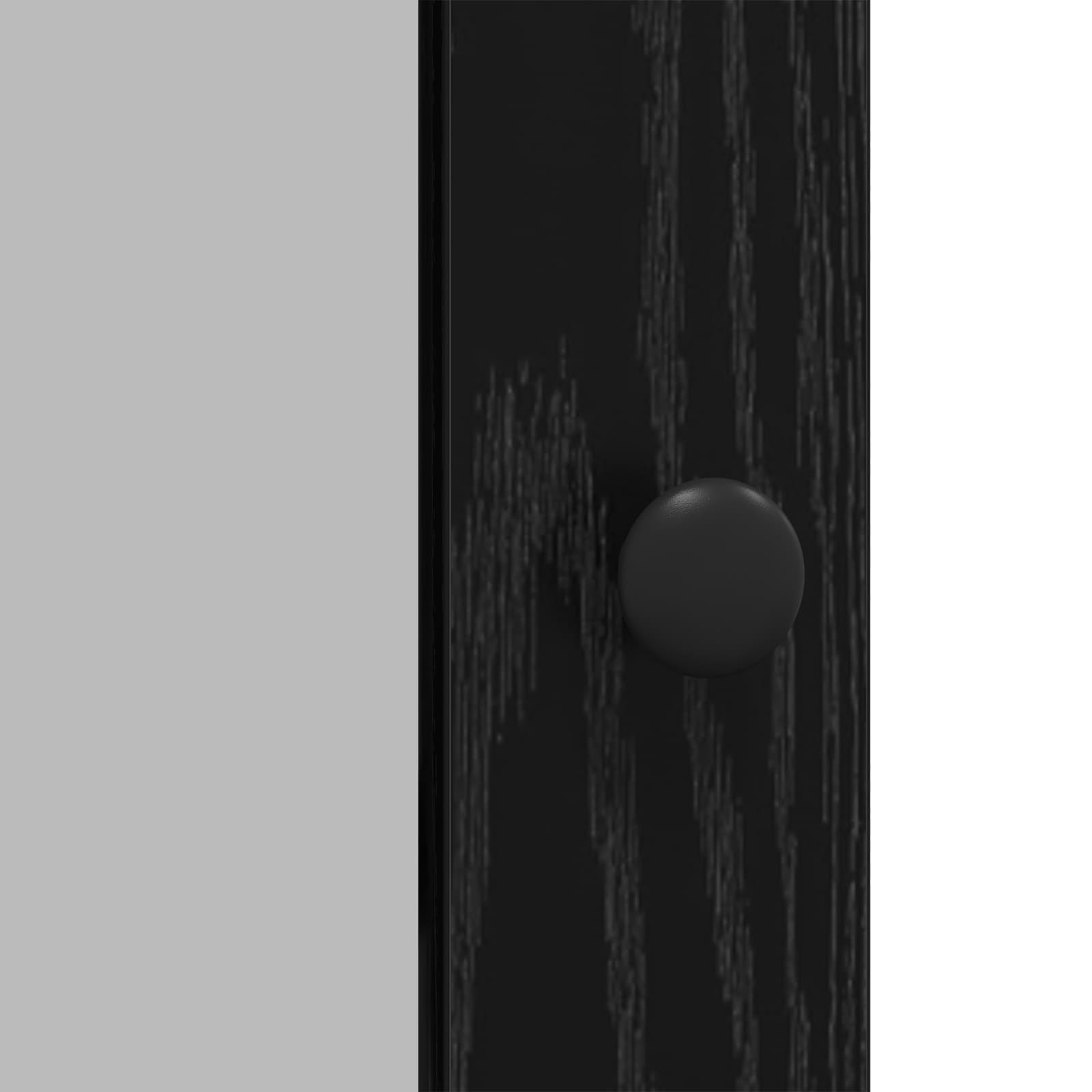 Kreveta Crni hrast 100 x 35 x 80 cm Konstruirano drvo