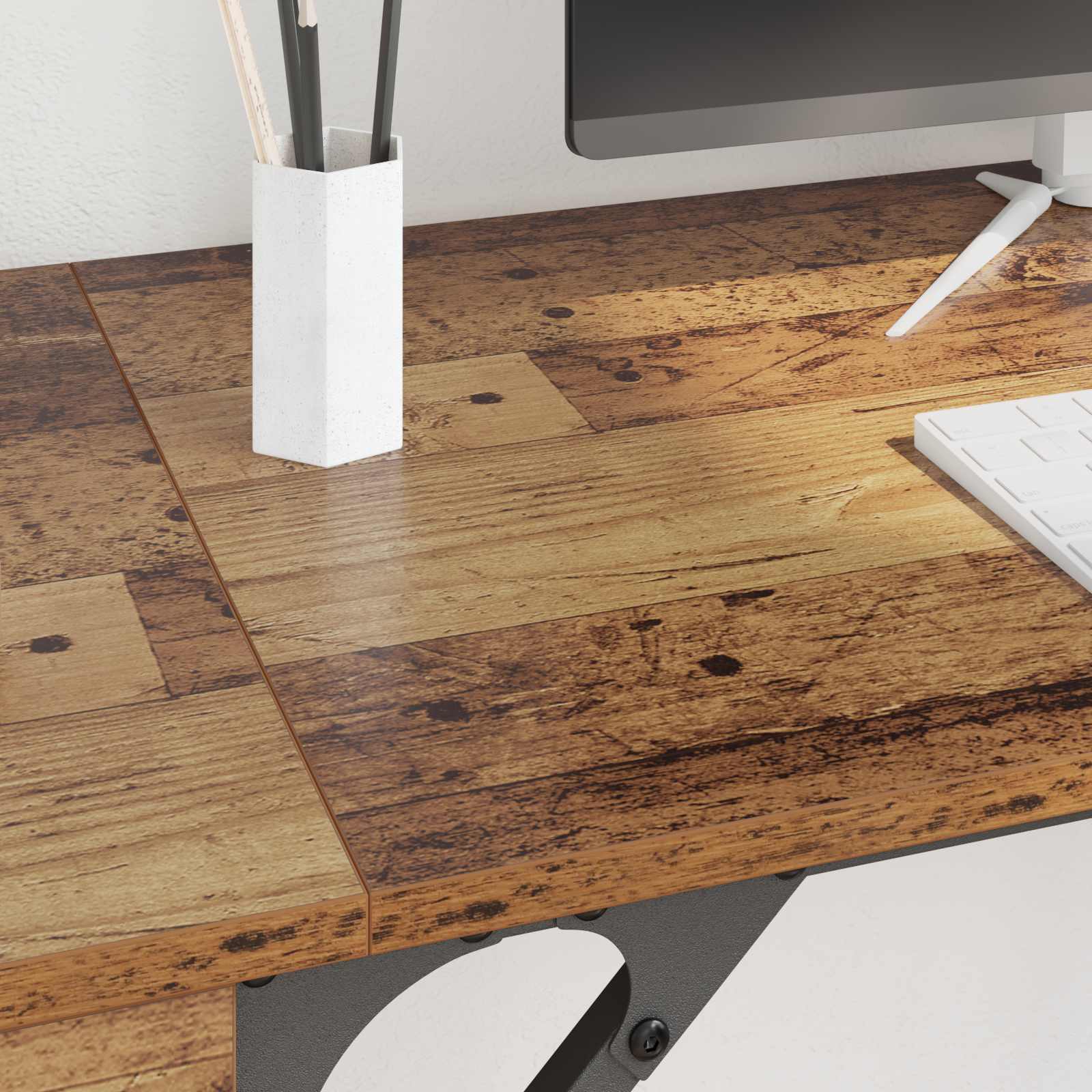 Računalni stol Staro drvo 131 x 48 x 75 cm Konstruirano drvo