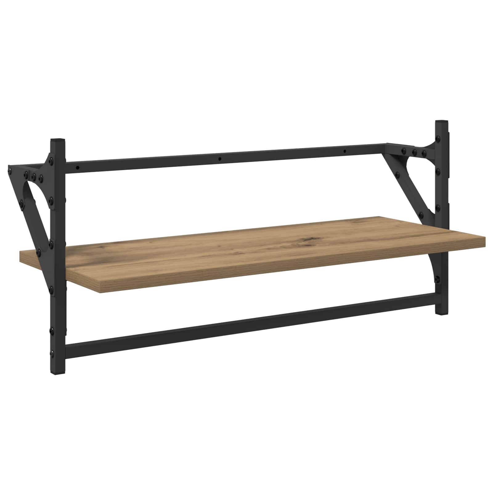 Set zidnih polica Zidne 6 pcs Umjetnički hrast 100 x 25 x 30 cm