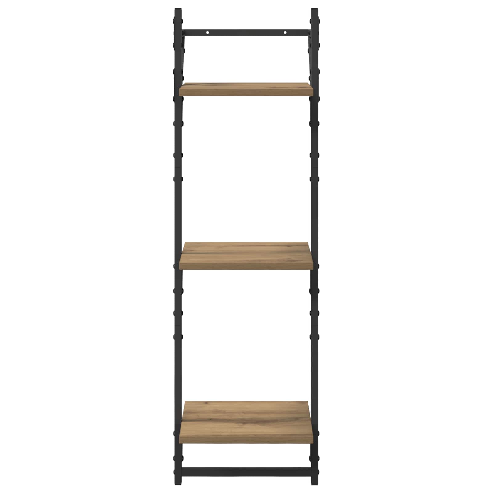 Set zidnih polica Zidne 6 pcs Umjetnički hrast 100 x 25 x 30 cm