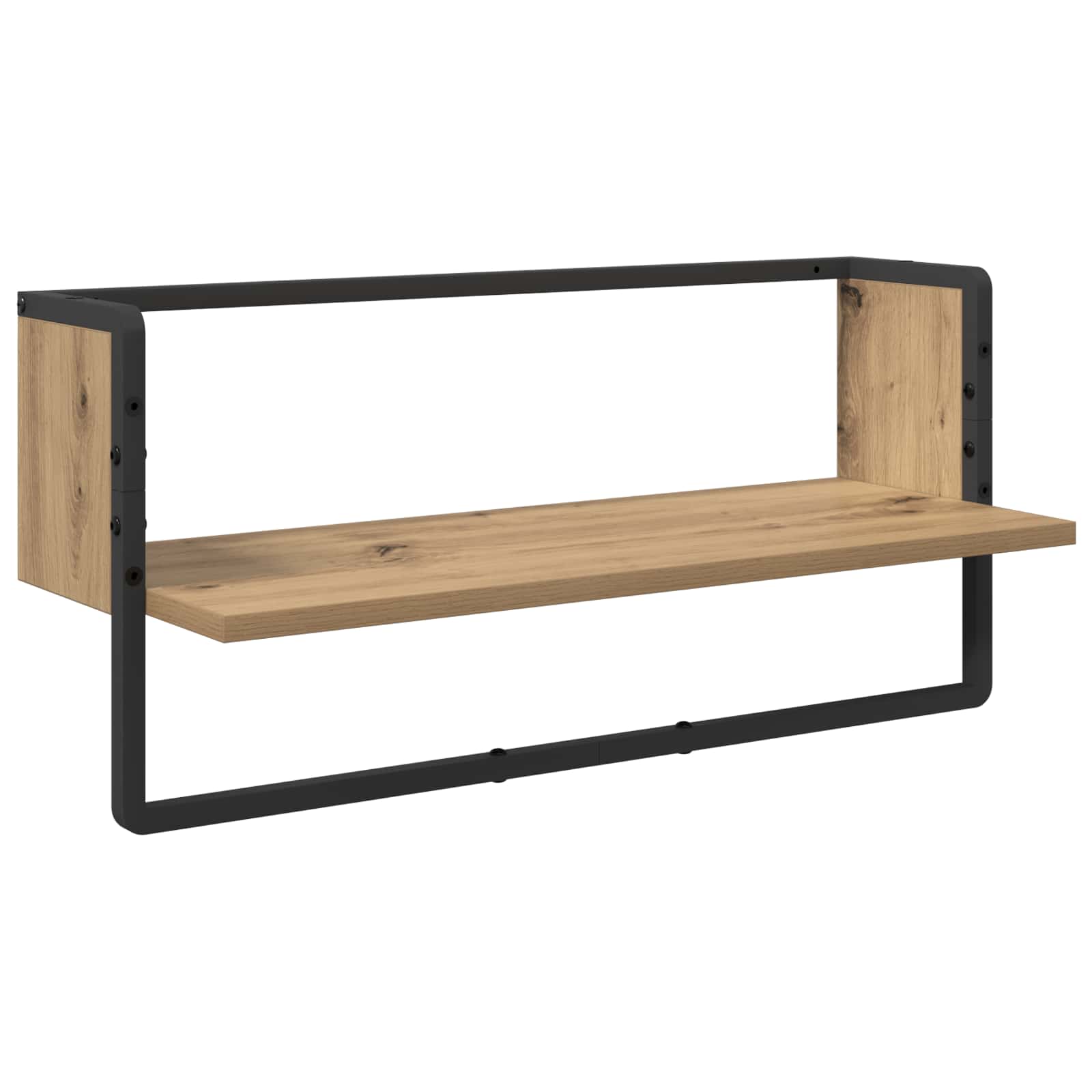 Set zidnih polica Zidne 6 pcs Umjetnički hrast 100 x 25 x 30 cm