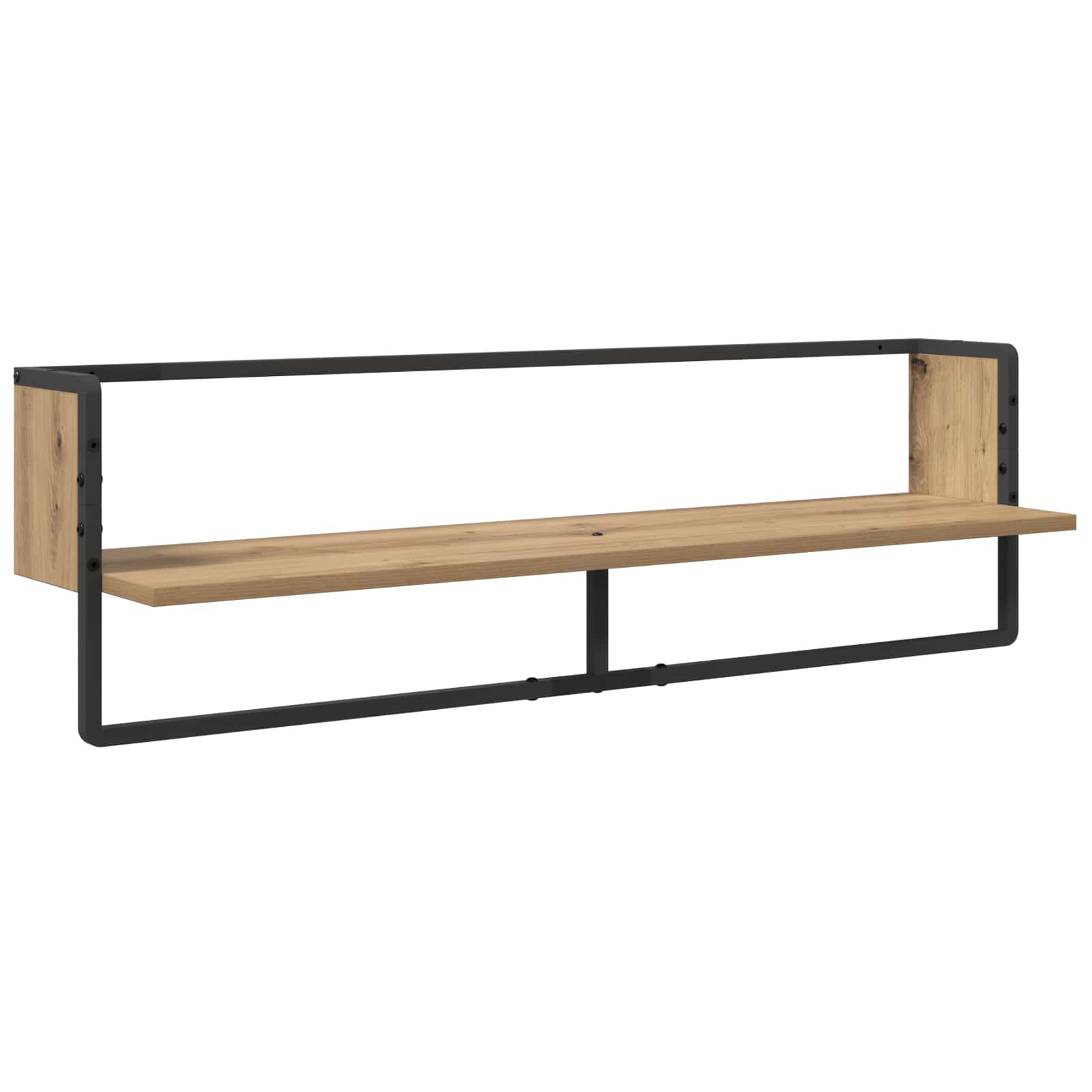 Set zidnih polica Zidne 6 pcs Umjetnički hrast 100 x 25 x 30 cm