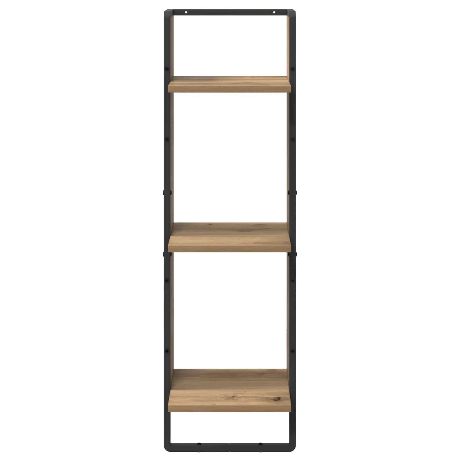 Set zidnih polica Zidne 6 pcs Umjetnički hrast 100 x 25 x 30 cm